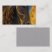 Prachtige Dark Horse Triptych Visitekaartje (Voorkant / Achterkant)