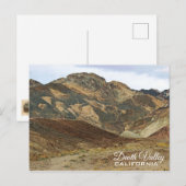 Prachtige Death Valley-ansichtkaart! Briefkaart (Voorkant / Achterkant)