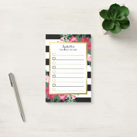 Prachtige December - de douanenaam van Bouquet om  Post-it® Notes (Kantoor)