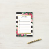 Prachtige December - de douanenaam van Bouquet om  Post-it® Notes (Op bureau)