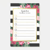 Prachtige December - de douanenaam van Bouquet om Post-it® Notes (Voorkant)