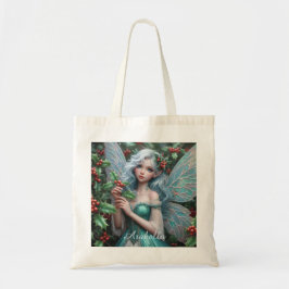 Prachtige decemberfee in Holly Tote Bag