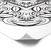 Prachtige decoratieve kwadraten 2 poster (Hoek)