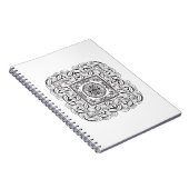 Prachtige decoratieve kwadraten notitieboek (Rechterzijde)