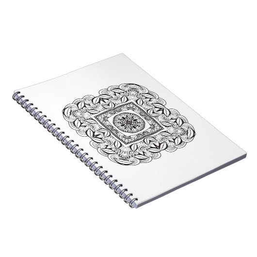 Prachtige decoratieve kwadraten notitieboek (Rechterzijde)