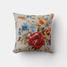 Prachtige delicate rode, blauwe, gele, roze bloeme