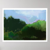 prachtige denkbeeldige bergen poster (Voorkant)