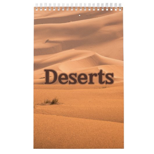 Prachtige Desert Showcase Collectie wandkalender Kalender (Hoes)