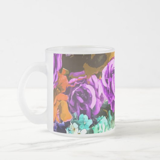 Prachtige details matglas koffiemok (Links)