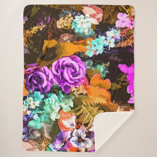 Prachtige details sherpa deken (Voorkant)