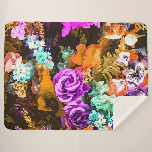 Prachtige details sherpa deken (Voorkant (horizontaal))