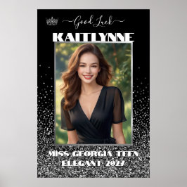 Prachtige Deur Poster Banner Veel Succes Prachtwed