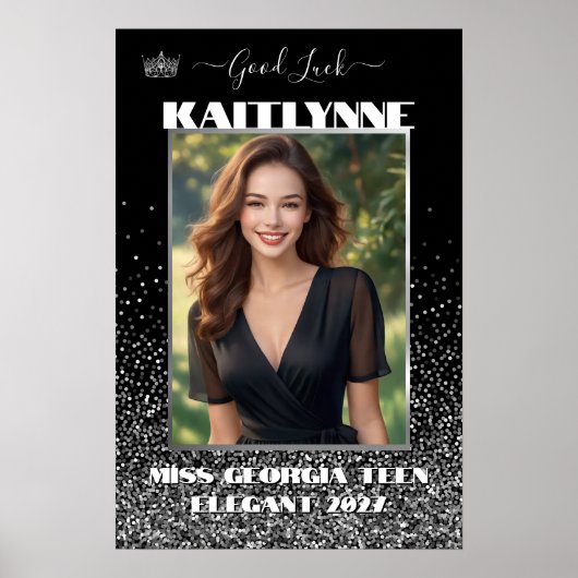 Prachtige Deur Poster Banner Veel Succes Prachtwed (Voorkant)
