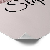 Prachtige Deurposter Glitter Glam Afscheids-Pagean Poster (Hoek)