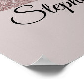 Prachtige Deurposter Glitter Glam Afscheids-Pagean Poster (Hoek)