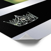 Prachtige Deurposter | Onyx Shine Aangepaste Foto Poster (Hoek)