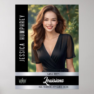 Prachtige Deurposter Onyx Shine Aangepaste Foto Poster