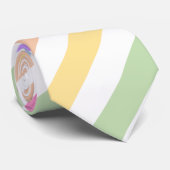 Prachtige diagonaal-pasteelregenboogstrips stropdas (Opgerold)