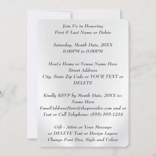 Prachtige diamant, 75e verjaardagsuitnodiging Kaar Kaart (Achterkant)