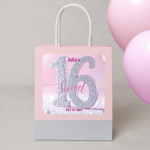 Prachtige diamanten Sweet Sixteen roze glamour ver