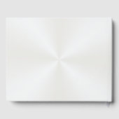 Prachtige Diamond gepersonaliseerde bruiloft gaste Gastenboek (Achterkant)