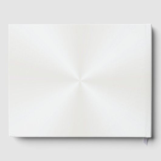 Prachtige Diamond gepersonaliseerde bruiloft gaste Gastenboek (Achterkant)