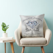 Prachtige Diamond Jubileum Pillow, PERSONALISEERD Kussen (Stoel)