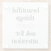 Prachtige Dingen Glass Onderzetter Glazen Onderzetter (Achterkant)