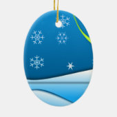 Prachtige dochter, kleurige hete luchtballon keramisch ornament (Achterkant)