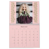 Prachtige Dolls Modern Stylish Elegant Kalender (Mar 2027)