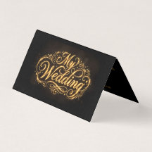 Prachtige donkere en gouden kalligrafie gevouwen t