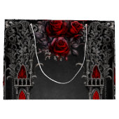 Prachtige donkere gotische bruiloft ontwerp groot cadeauzakje (Achterkant)