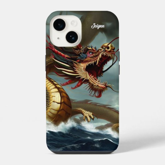 Prachtige Draak iPhone Hoesje (Achterkant)