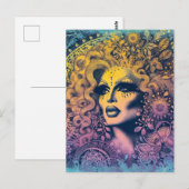 Prachtige Drag Queen Briefkaart (Voorkant / Achterkant)