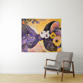 Prachtige Drag Queen Klimt stijl Wandkleed (In Situ (horizontaal))