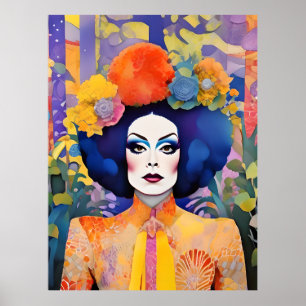 Prachtige Drag Queen Poster