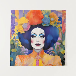 Prachtige Drag Queen Wandkleed