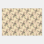 Prachtige  dragonfly patroonplaat inpakpapier vel (Voorkant 2)