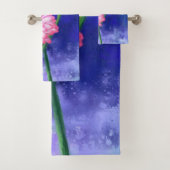 Prachtige drie kleuren-Gerberas - gemanipuleerde k Bad Handdoek (Insitu)