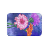 Prachtige drie kleuren-Gerberas - gemanipuleerde k Badmat (Voorkant)