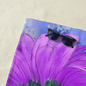 Prachtige drie kleuren-Gerberas - gemanipuleerde k Strandlaken (In situ)