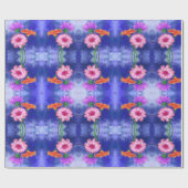 Prachtige drie kleuren-Gerberas - Migned Drawing A Cadeaupapier (Vlak)