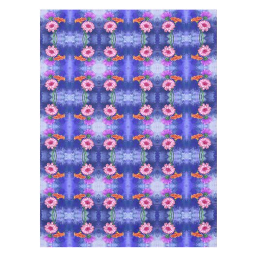 Prachtige driekleurige Gerberas Tablecloth Paintin Tafelkleed (Voorkant)