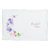 Prachtige dromen moderne waterverf zwemt kussensloop (Achterkant)