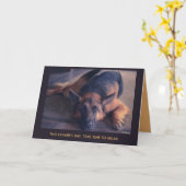 Prachtige Duitse Afbeelding-Vaderdag Kaart (Gele Bloem)