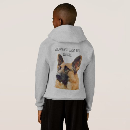 Prachtige Duitse foto van Shepherd (Achterkant volledig)