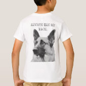 Prachtige Duitse foto van Shepherd T-shirt (Achterkant)