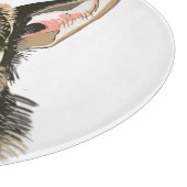 Prachtige Duitse herder, Alsation Dog Drawing Snijplank (Hoek)