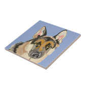 Prachtige Duitse herder, Alsation Dog Tegeltje (Zijkant)