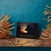 Prachtige Duitse herder Pet Memorial Plaque Fotoplaat (Zijkant)